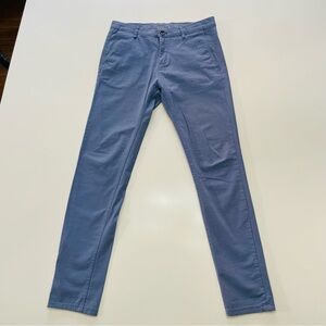 Zara Men's Medium Blue Skinny Chino Pants, size 30